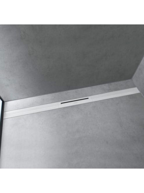 Hansgrohe RainDrain Flex vágható zuhanylefolyó 100 cm, matt fehér 56046700