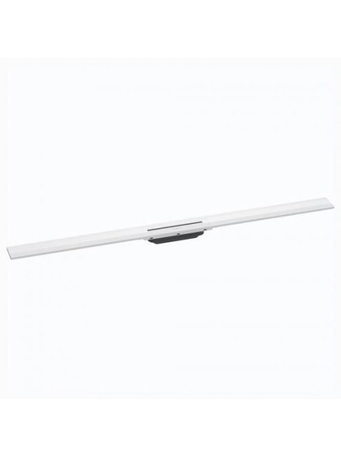 Hansgrohe RainDrain Flex oldalfal mellé zuhanylefolyó 120 cm, vágható, matt fehér 56054700