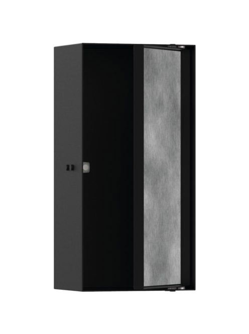 Hansgrohe XtraStoris Rock Falfülke cserélhető ajtóval, 30 x 15 x 10 cm matt fekete 56082670