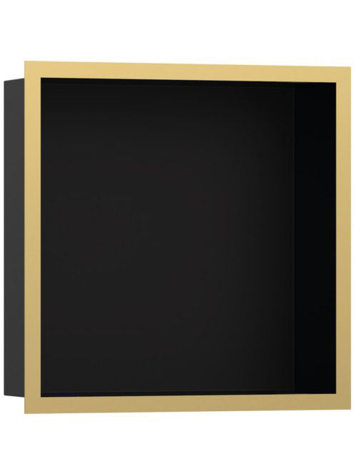 Hansgrohe XtraStoris Individual Falfülke matt fekete színben