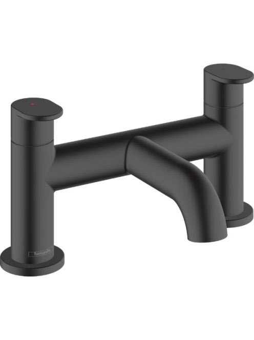 Hansgrohe Vernis Blend 2 lyukú peremre szerelhető kádcsaptelep matt fekete 71442670