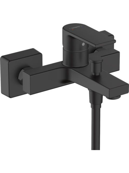 Hansgrohe Vernis Shape egykaros kádcsaptelep falsíkon kívüli szereléshez matt fekete 71450670