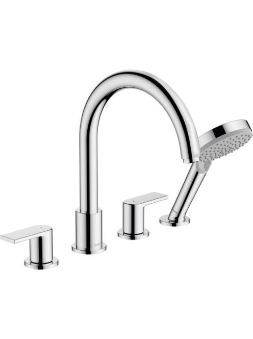 Hansgrohe Vernis Shape 4 lyukú peremre szerelhető kádcsaptelep króm 71459000