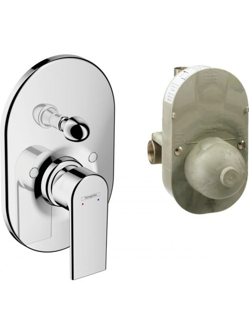 Hansgrohe Vernis Shape Egykaros falsík alatti kádcsaptelep készlet 71472000