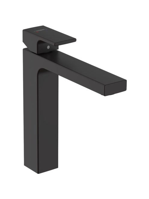 Hansgrohe Vernis Shape egykaros mosdócsaptelep 190, lefolyógarnitúra nélkül matt fekete 71591670