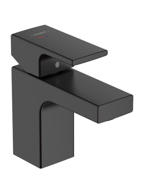 Hansgrohe Vernis Shape egykaros mosdócsaptelep 70, CoolStart, automata lefolyógarnitúrával matt fekete 71593670