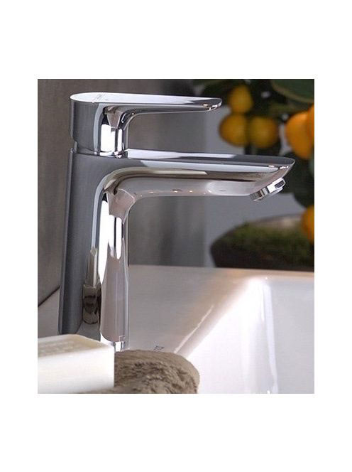 Hansgrohe Talis E 110 króm mosdócsaptelep automata lefolyóga