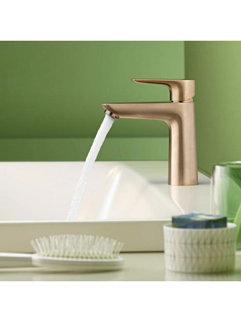 Hansgrohe Talis E 110 mosdócsaptelep lefolyógarnitúra nélkül, szálcsiszolt bronz 71712140