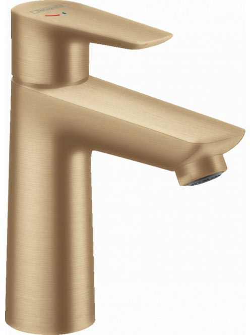 Hansgrohe Talis E 110 szálcsiszolt bronz mosdócsaptelep CoolStart, automata lefolyógarnitúrával 71713140