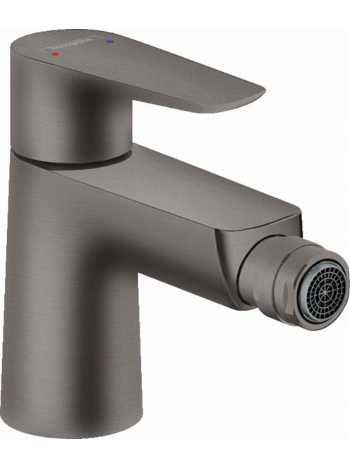 Hansgrohe Talis E szálcsiszolt fekete/króm bidécsaptelep 71720340
