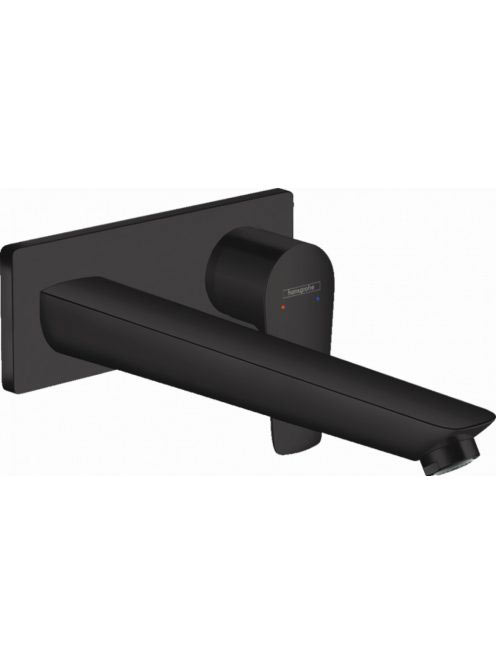 Hansgrohe Talis E matt fekete egykaros mosdócsaptelep falsík alatti szereléshez, 22,5 cm-es kifolyóval 71734670
