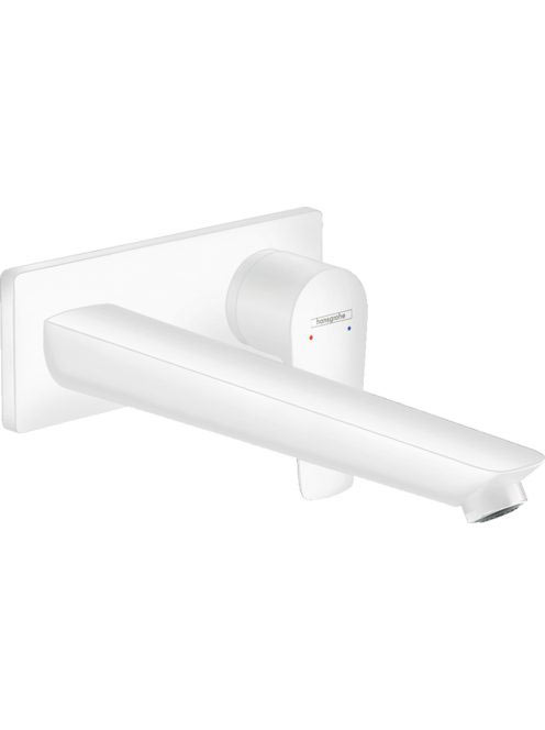 Hansgrohe Talis E matt fehér egykaros mosdócsaptelep falsík alatti szereléshez, 22,5 cm-es kifolyóval 71734700