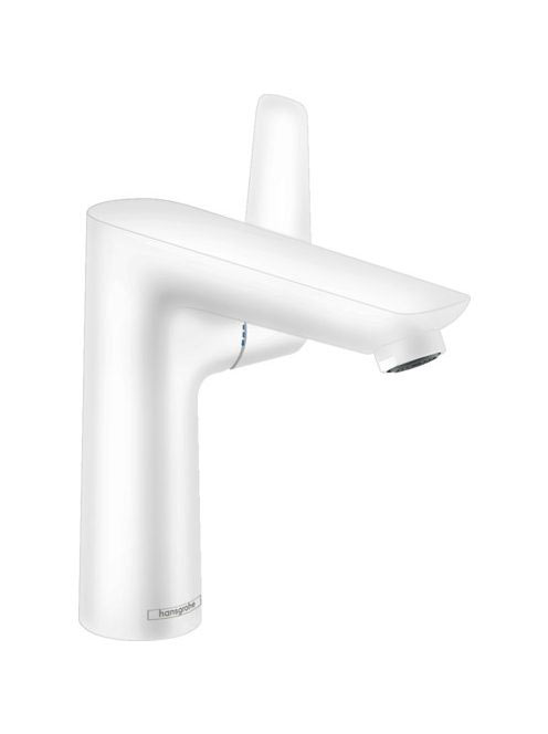 Hansgrohe Talis E 150 mosdócsaptelep automata lefolyó-garnitúrával, matt fehér 71754700