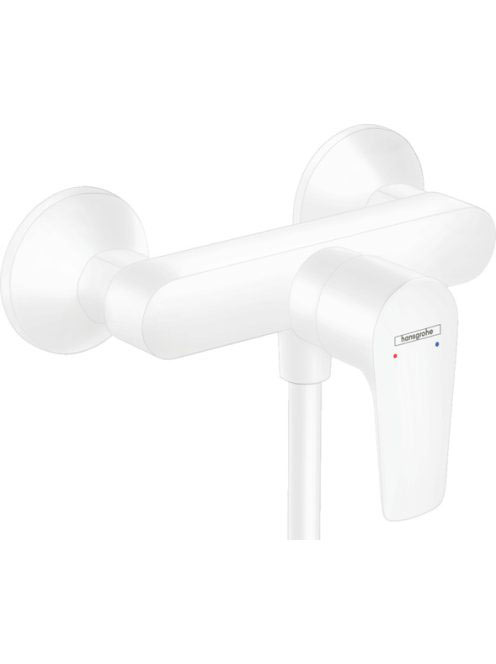 Hansgrohe Talis E egykaros falsíkon kívüli matt fehér zuhanycsaptelep 71760700
