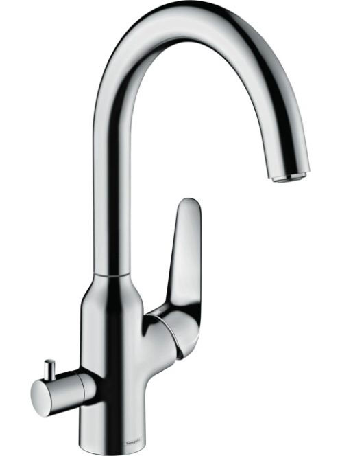 Hansgrohe Focus M42 konyhai csaptelep elzáró szeleppel, króm 71803000