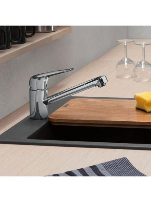 Hansgrohe Focus M42 CoolStart egykaros konyhai csaptelep 120 Eco, króm 71809000