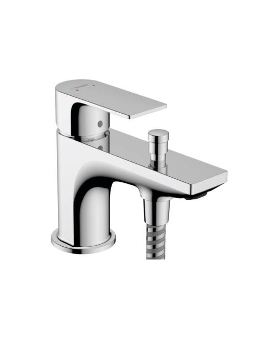 Hansgrohe Rebris E szögletes egykaros kád- és zuhanycsaptelep Monotrou, 2 átfolyási mennyiséggel 72437000