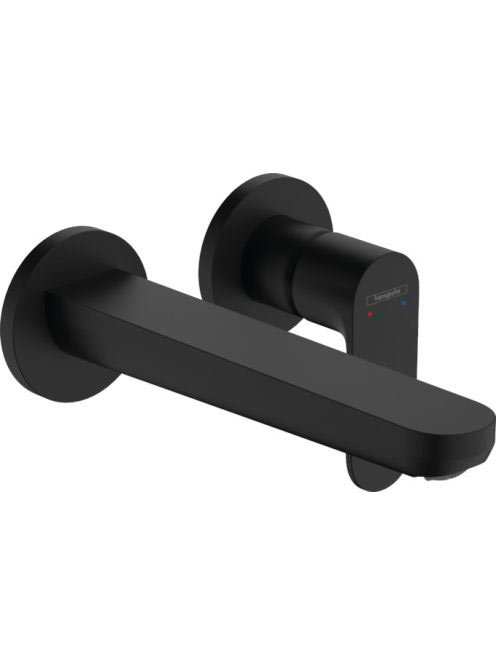 Hansgrohe Rebris S Fali mosdócsaptelep 20 cm-es kifolyóval és nem zárható leeresztőszeleppel, matt fekete 72528670