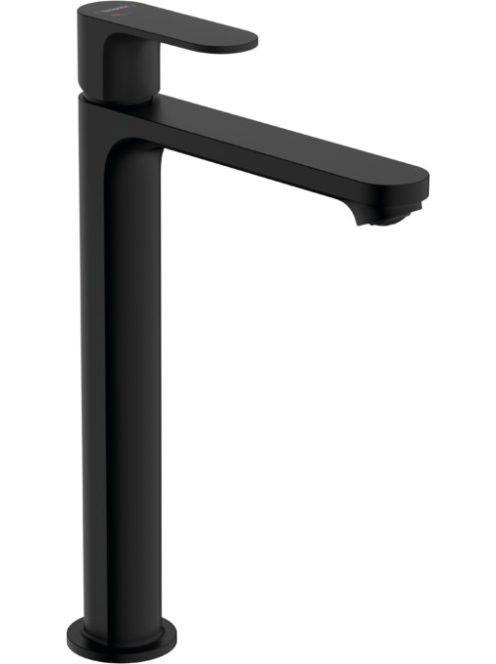Hansgrohe Rebris S hidegindítású magasított mosdócsaptelep 240, automata lefolyógarnitúrával, matt fekete 72580670