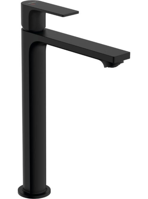 Hansgrohe Rebris E hidegindítású magasított mosdócsaptelep 240, automata lefolyógarnitúrával, matt fekete 72581670