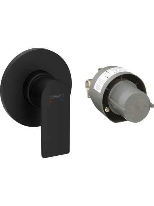 Hansgrohe Rebris E Egykaros zuhanycsaptelep szett, falsík alatti telepítéshez, matt fekete 72658670