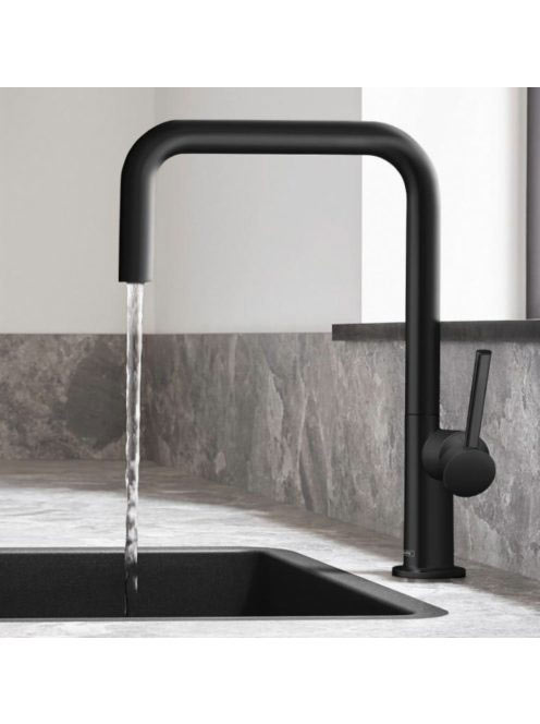 Hansgrohe Talis M54 matt fekete konyhai csaptelep 220, 72806670