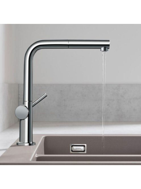 Hansgrohe Talis M54 króm konyhai csaptelep 270, kihúzható zuhanyfejjel, sBox-os kivitel 72809000