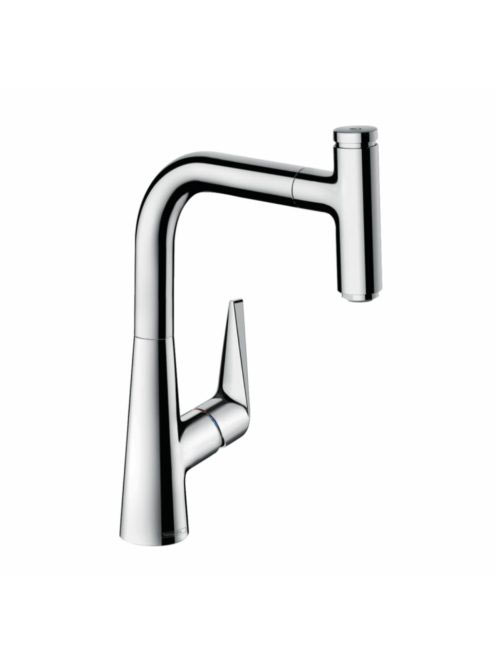 Hansgrohe Talis Select M51 króm konyhai csaptelep 220, kihúzható kifolyóval 72822000