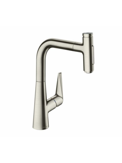 Hansgrohe Talis Select M51 rozsdamentes acél hatású konyhai csaptelep 200 72824800