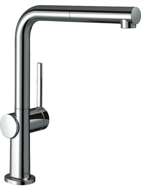 Hansgrohe Talis M54 konyhai csaptelep 270 Eco 1jet, kihúzható zuhanyfejjel, króm 72845000
