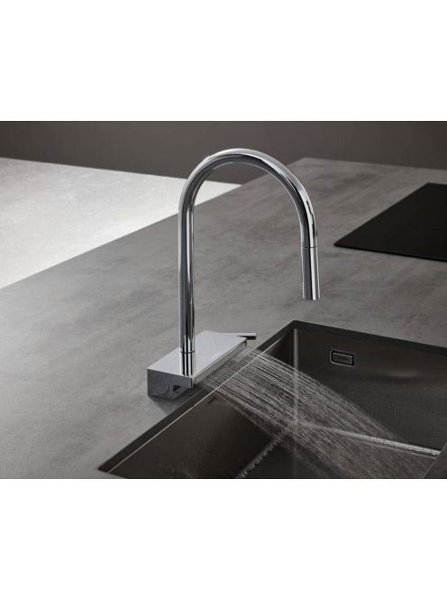 Hansgrohe Aquno Select M81 konyhai csaptelep 170, kihúzható kifolyóval, króm 73837000