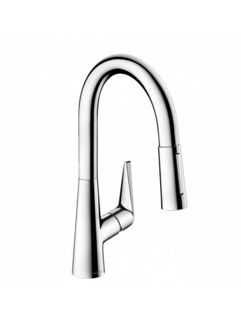 Hansgrohe Talis M51 króm konyhai csaptelep 160, kihúzható zuhanyfejjel 73850000