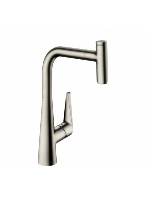 Hansgrohe Talis Select M51 rozsdamentes acél hatású konyhai csaptelep 300 73853800