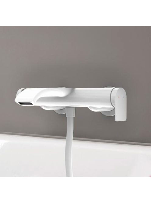 Hansgrohe Vivenis egykaros kádcsaptelep falsíkon kívüli szereléshez, matt fehér 75420700