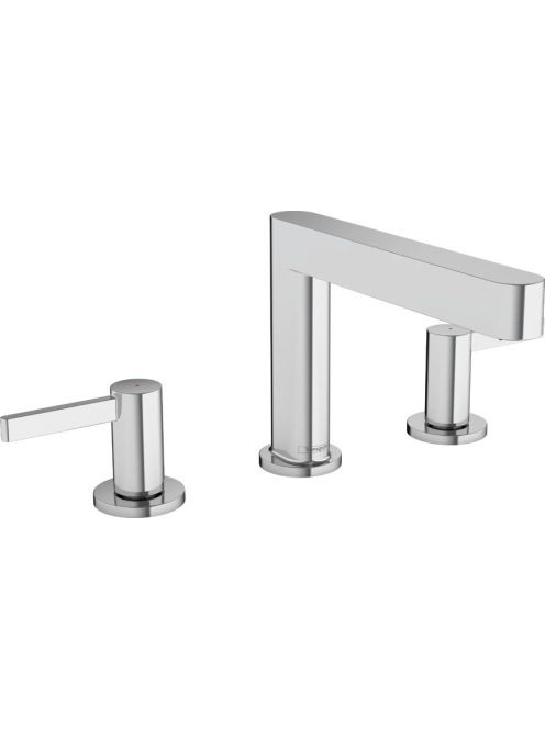 Hansgrohe Finoris 3 lyukú mosdócsaptelep 110, push-open lefolyógarnitúrával króm 76033000
