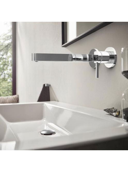 Hansgrohe Finoris egykaros falsík alatti mosdócsaptelep, 22,5 cm-es kifolyóval króm 76050000