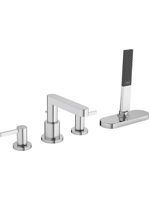 Hansgrohe Finoris peremre szerelhető kádcsaptelep, 4 szerelési lyukkal, sBox-szal króm 76444000