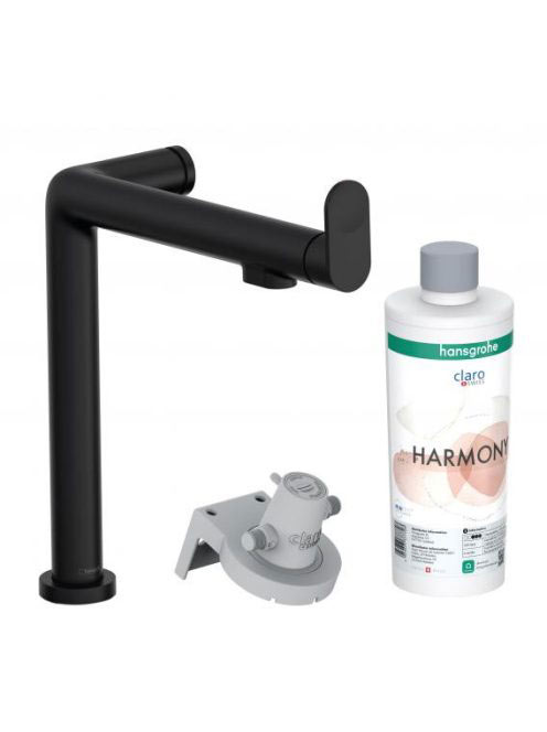 Hansgrohe Aqittura M91 Vízszűrős konyhai csaptelep 240 indulókészlettel, matt fekete 76802670