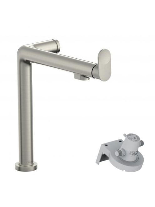 Hansgrohe Aqittura M91 Vízszűrős konyhai csaptelep 240, rozsdamentes acél hatású 76804800