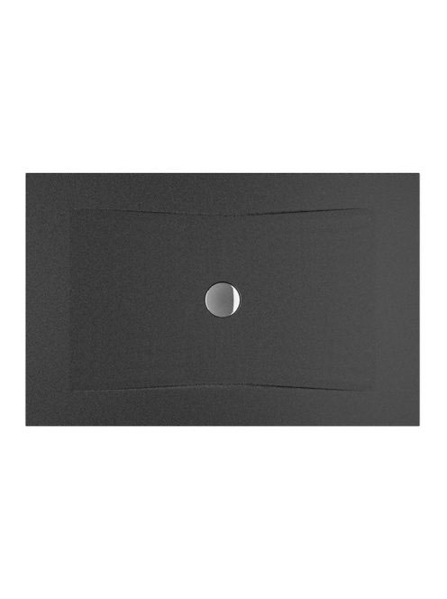 Jika Pure fekete zuhanytálca 140x90cm 2164250160001 - Fürdős