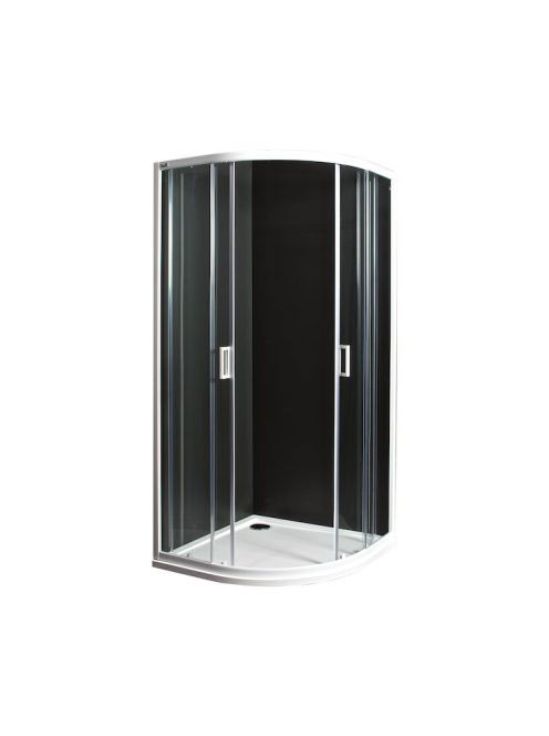 Jika Lyra Plus ívelt zuhanykabin 80x190 cm, átlátszó üveg, f