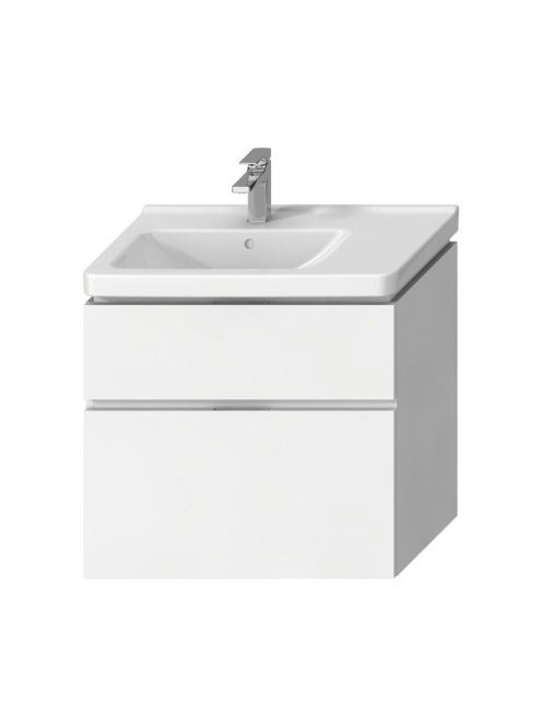 Jika Cubito Pure balos alsószekrény 2 fiókkal 74 cm, fehér 4