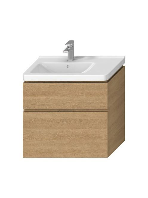 Jika Cubito Pure balos alsószekrény 2 fiókkal 74 cm, tölgy 4