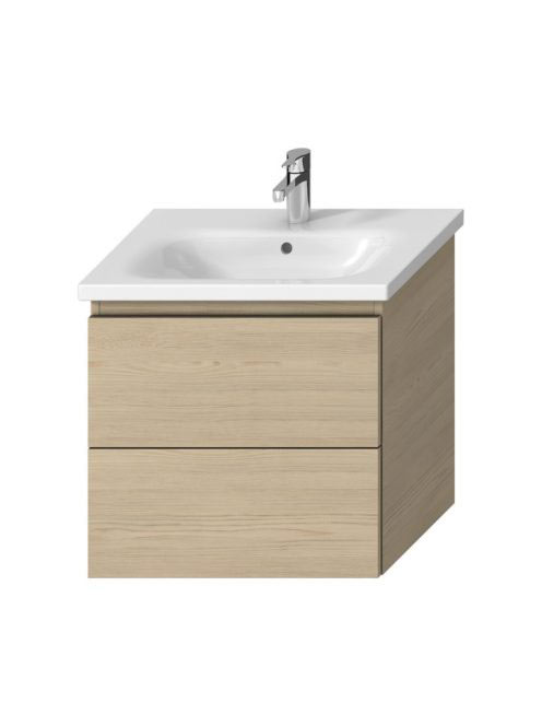 Jika Mio-N alsószekrény 65 cm-es mosdóhoz, 2 fiókkal, kőris