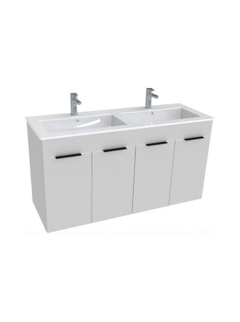 Jika Cube fehér alsószekrény dupla mosdóval 4536611763001 -