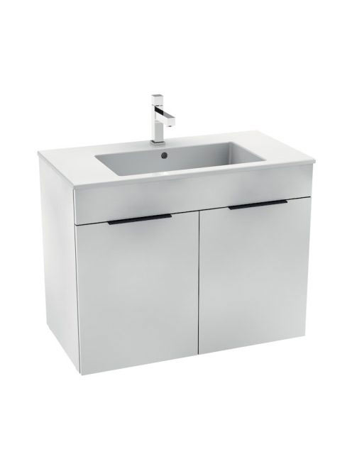 Jika Cube fehér alsószekrény mosdóval 80cm 4537521763001 - F