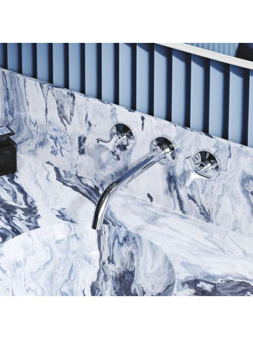 Kludi Nova Fonte Déco komplett falra szerelhető mosdócsaptel