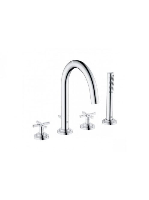 Kludi Nova Fonte Classic kádperemre szerelhető 4 lyukas kád/