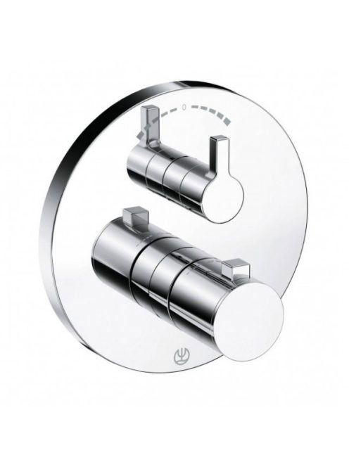 Kludi Nova Fonte Puristic termosztátos kád/zuhanycsap telep