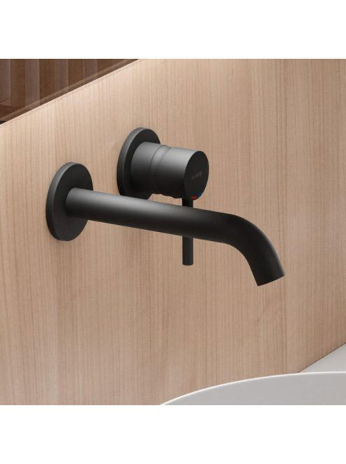 Kludi Bozz Falsík alatti mosdócsaptelep, matt fekete 3824539